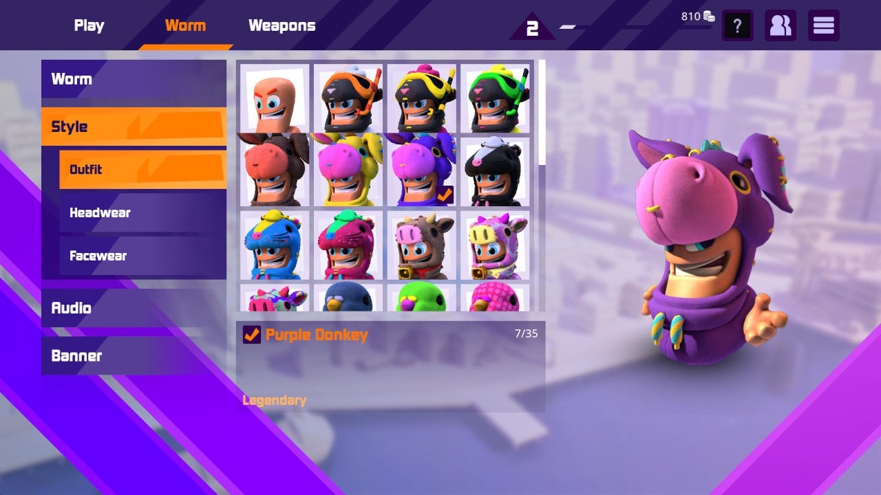 Worms Rumble - Legends Pack 7