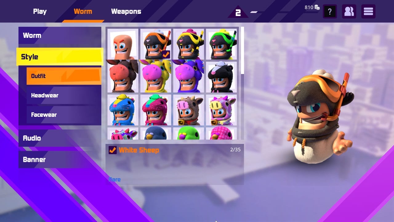 Worms Rumble - Legends Pack 4