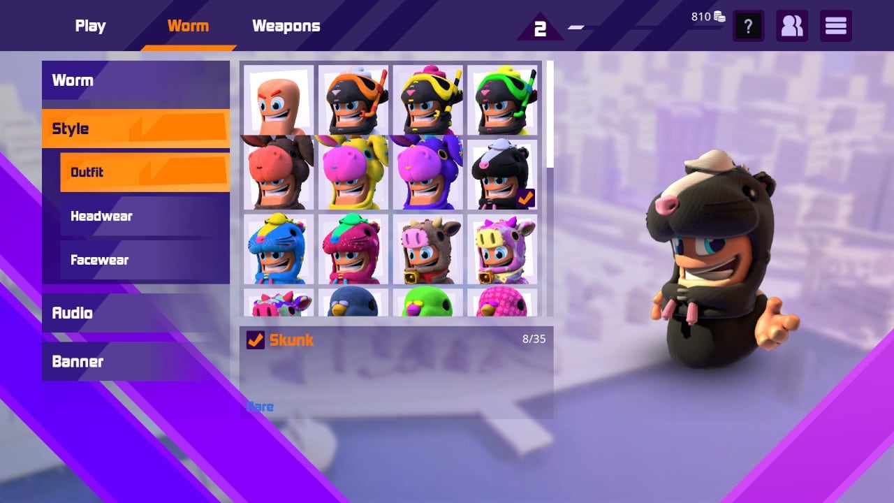 Worms Rumble - Legends Pack 5