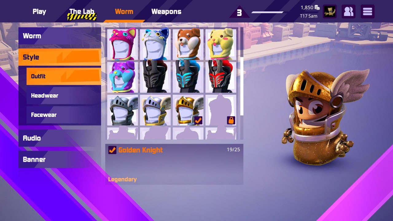 Worms Rumble - Honor & Death Pack 4