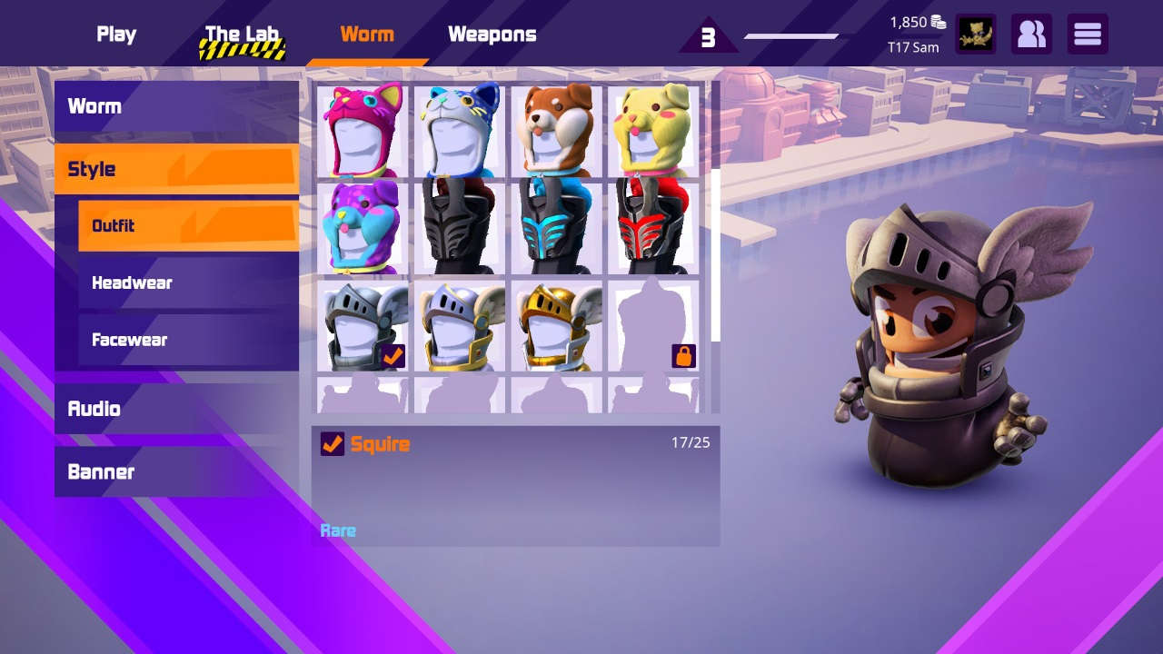 Worms Rumble - Honor & Death Pack 7