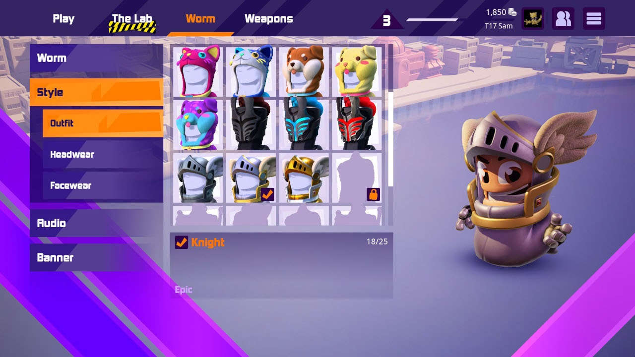Worms Rumble - Honor & Death Pack 5