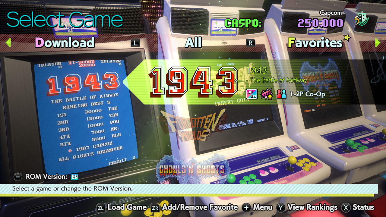 Capcom Arcade Stadium: Invincibility 5