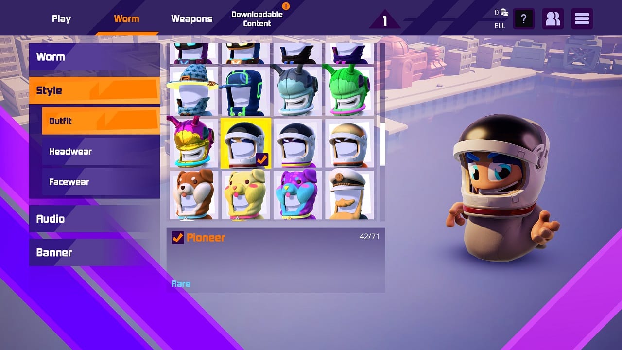 Worms Rumble - Spaceworm and Alien Double Pack 6