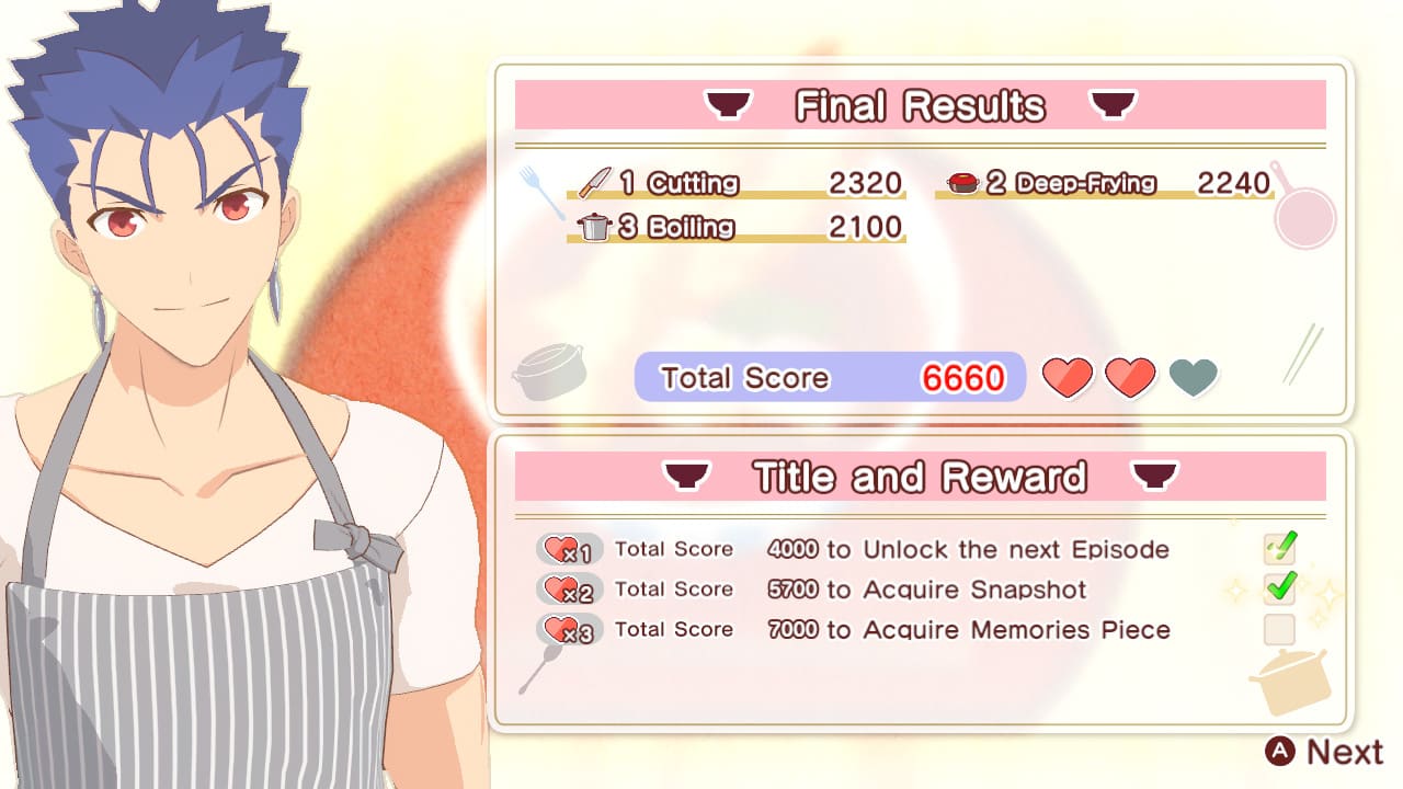 Everyday♪ Today's MENU for EMIYA Family Lancer Scenario Pack 7