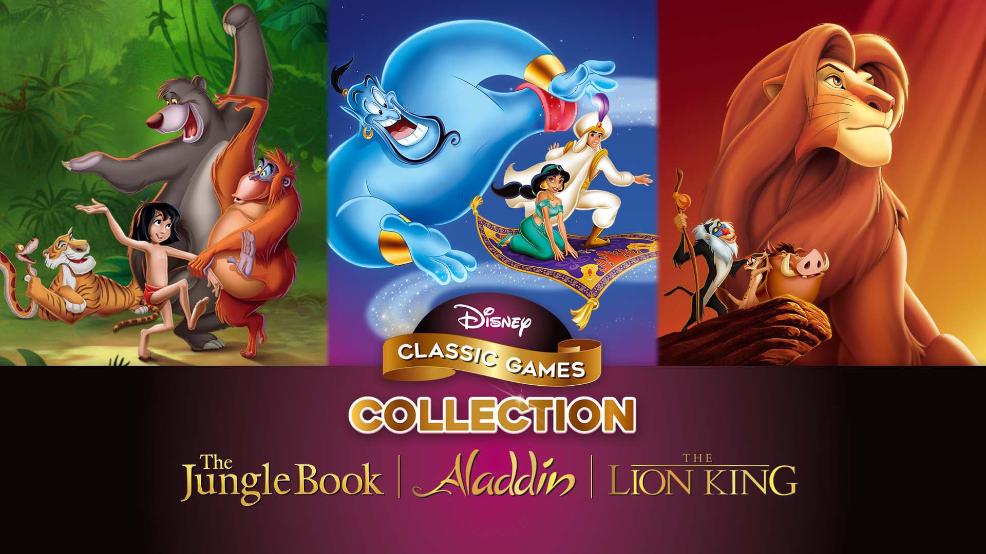 Ensemble Aladin Le Livre de la Jungle et PLUS 1