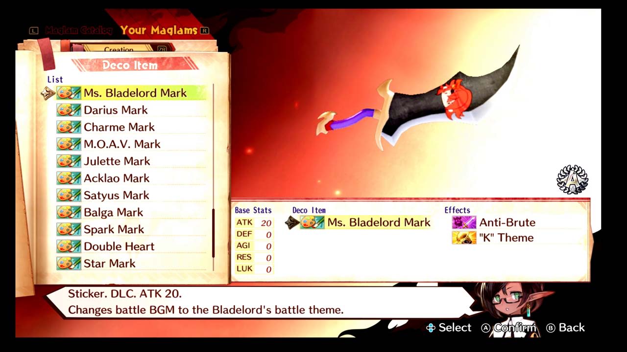 Deco: Ms. Bladelord Mark 2
