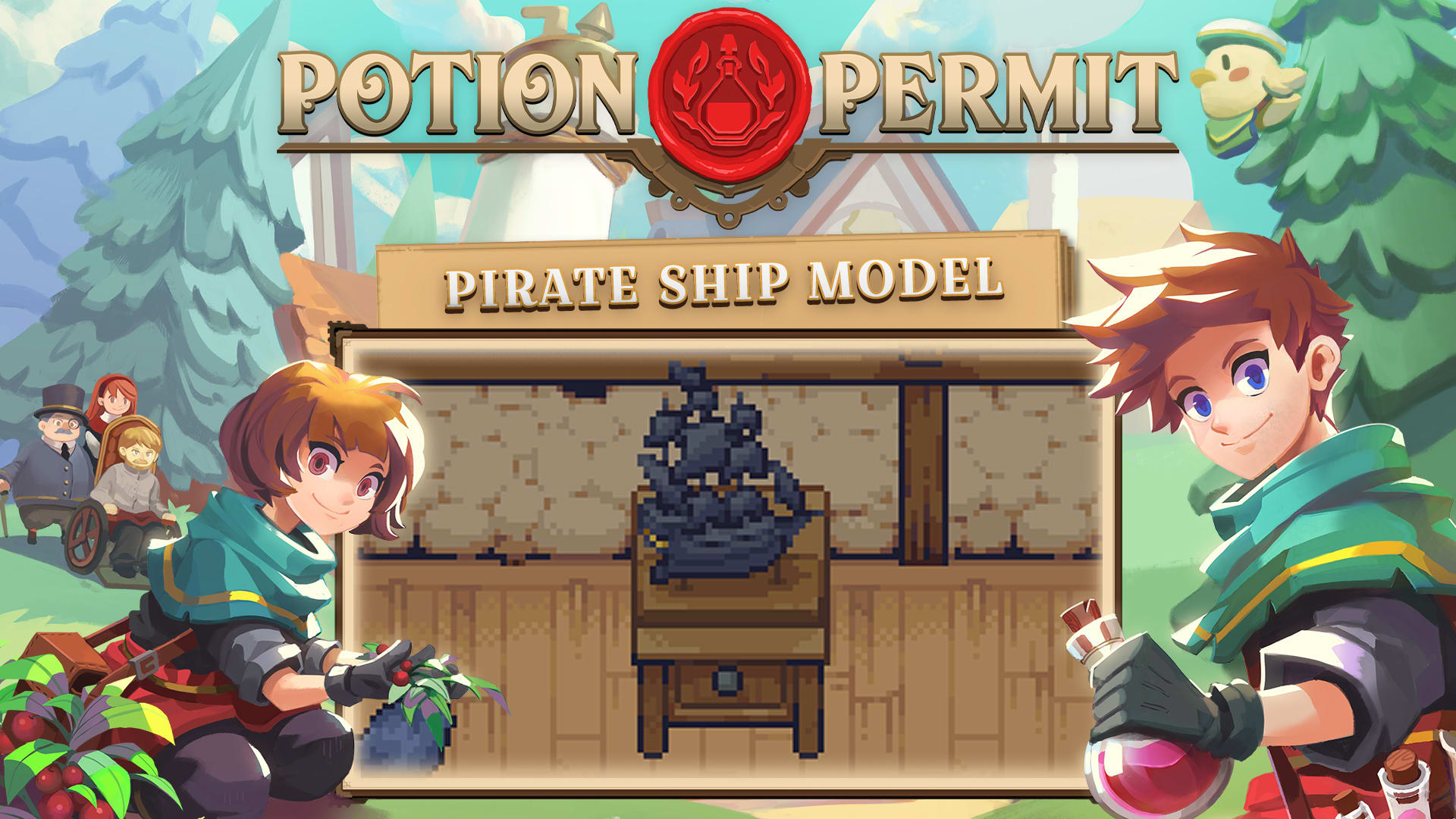 Potion Permit - Pirate Ship Model 1