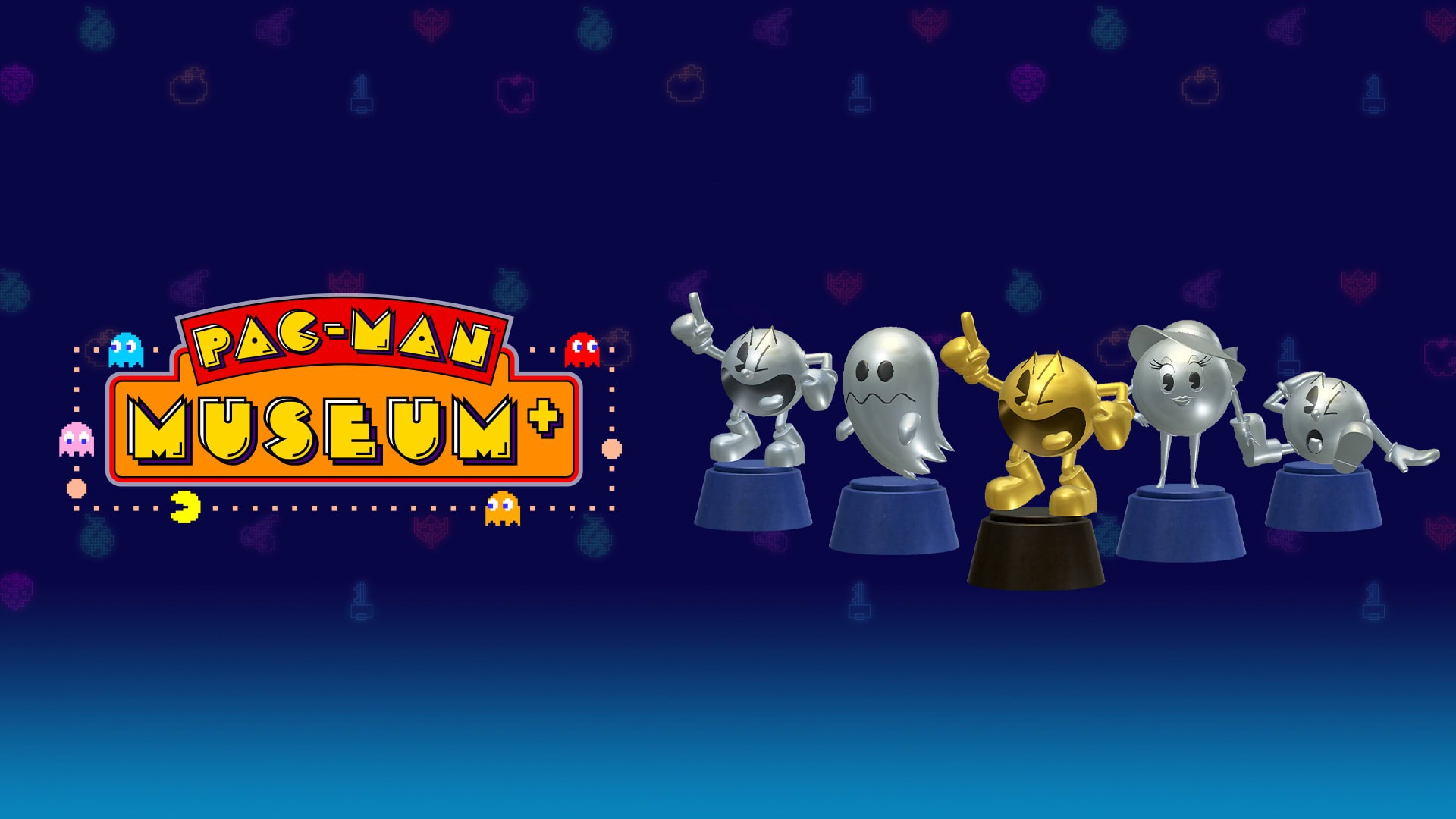 Ensemble de statuettes bonus PAC-MAN MUSEUM+ 1