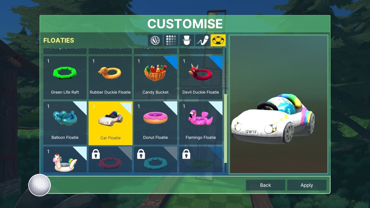 Golf With Your Friends - Racing Cosmetics Pack 5