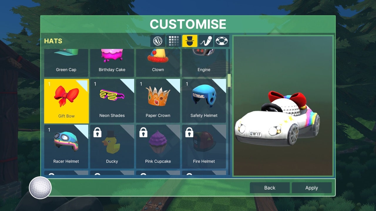 Golf With Your Friends - Racing Cosmetics Pack 3