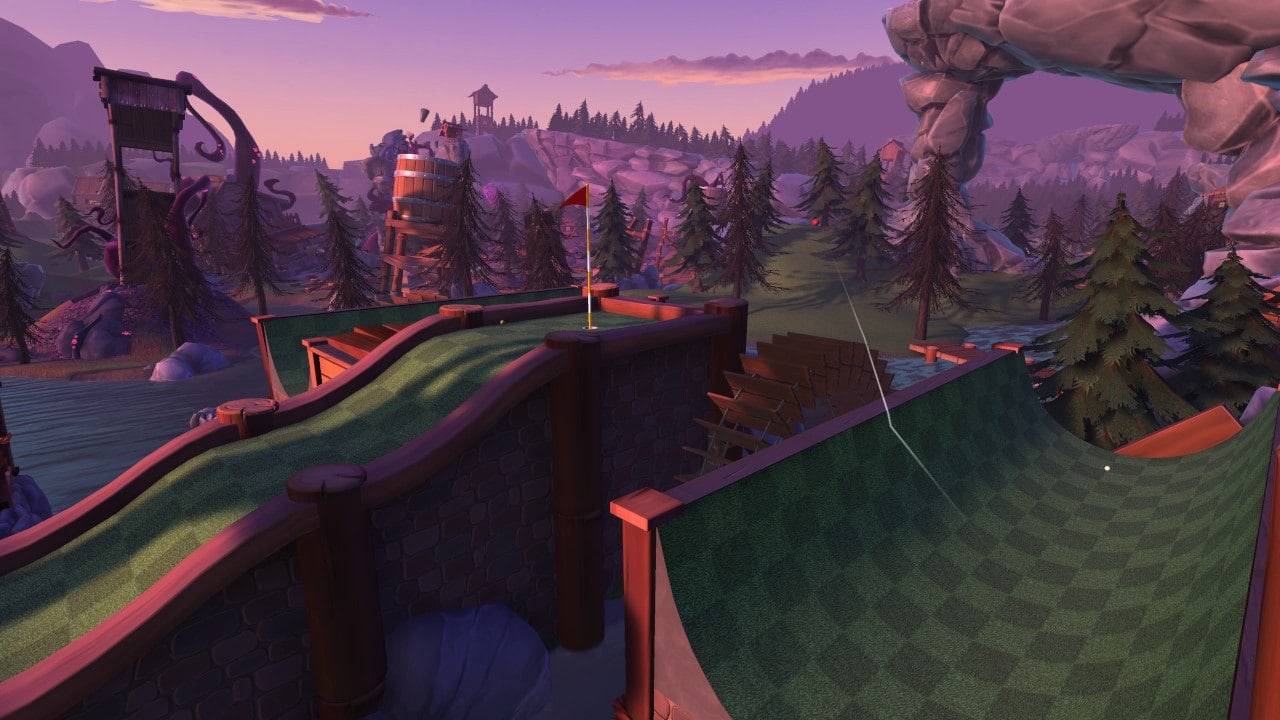 Golf With Your Friends - Corrupted Forest Course 5
