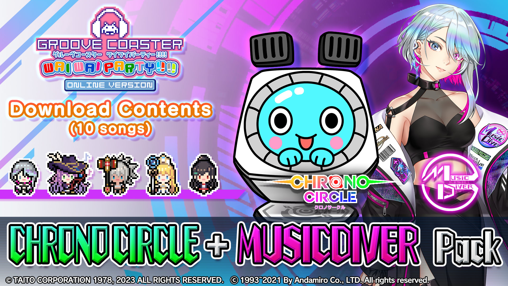 CHRONO CIRCLE + MUSIC DIVER Pack 1
