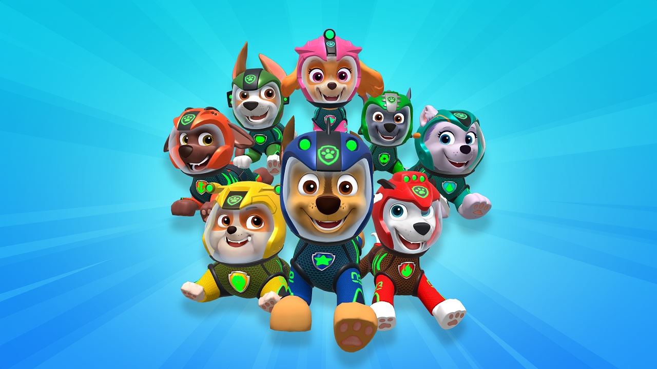 Mundo da PAW Patrol Patrulha Canina - Aqua Pups - Pacote de roupas 2