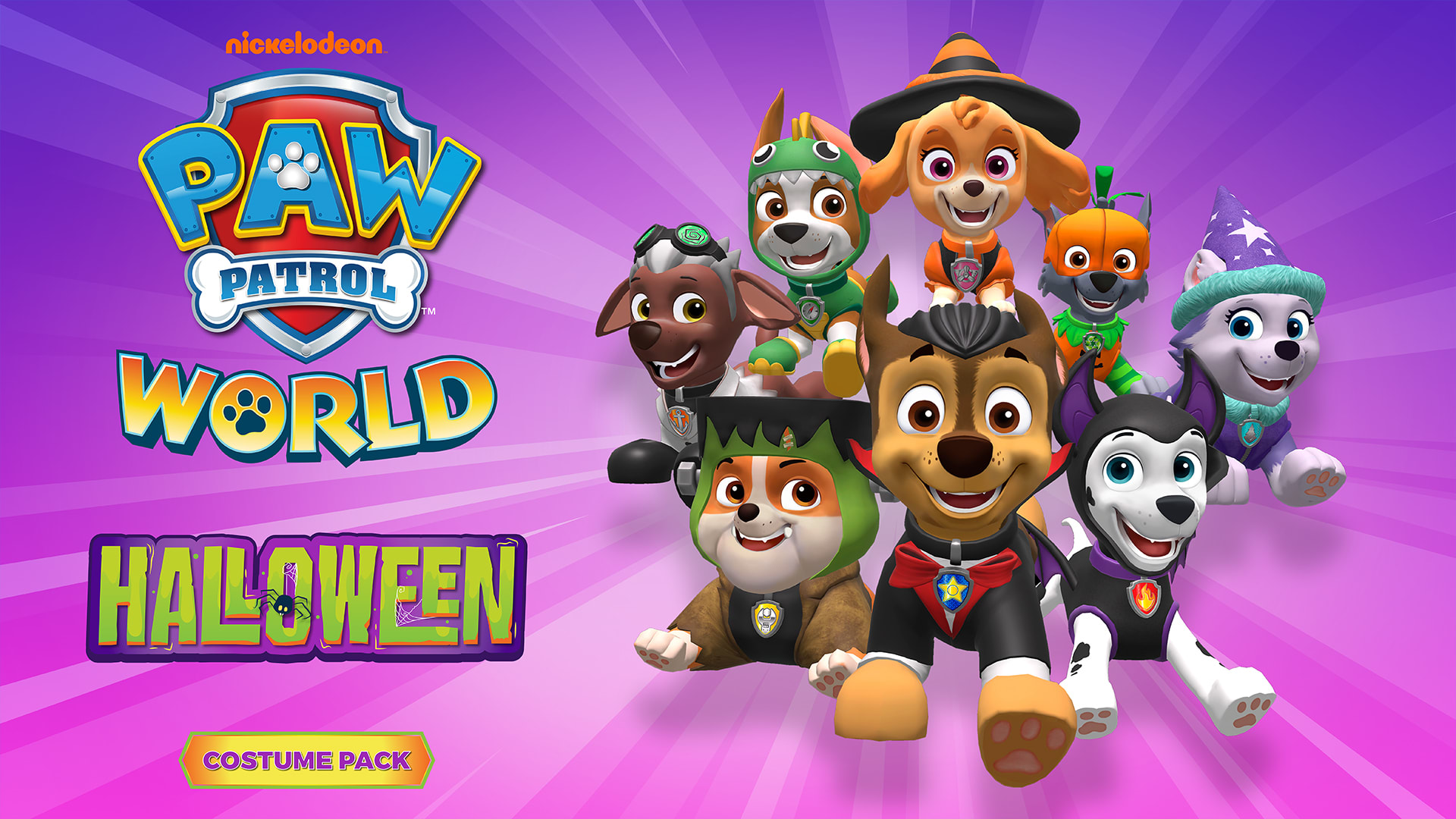 Mundo de PAW Patrol Patrulla de Cachorros - Halloween - Paquete de disfraces 1