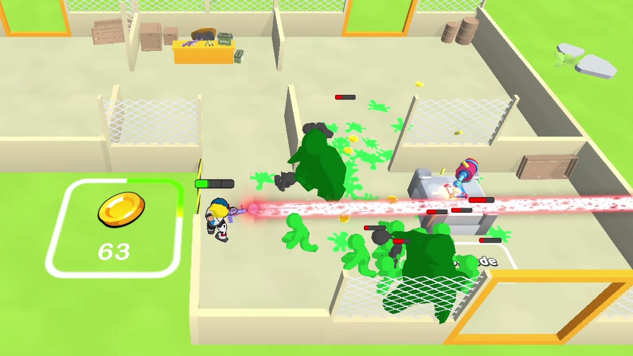 Zombie Defense: Lasergun 4