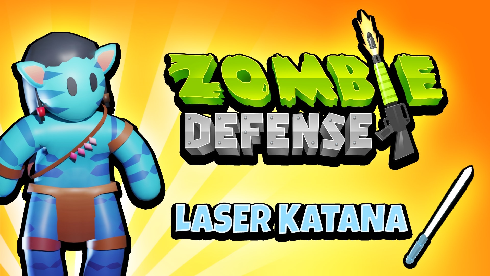 Zombie Defense: Laser Katana 1