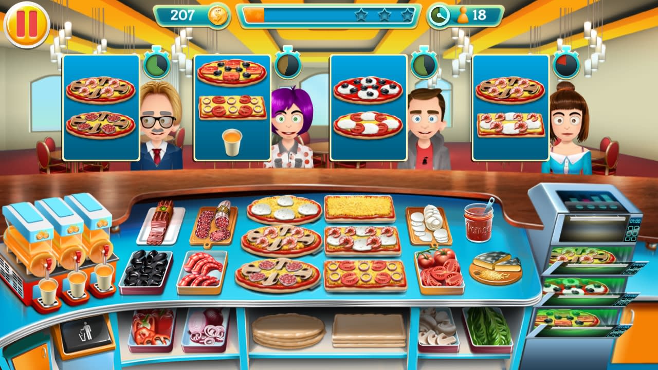 Cooking Tycoons: 3 in 1 Bundle - Pizza Bar Tycoon New Levels #2