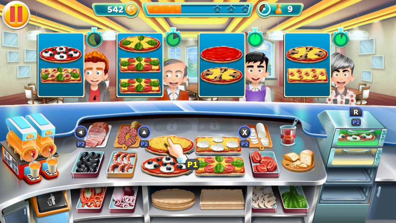 Cooking Tycoons: 3 in 1 Bundle - Pizza Bar Tycoon Multiplayer Mode 3