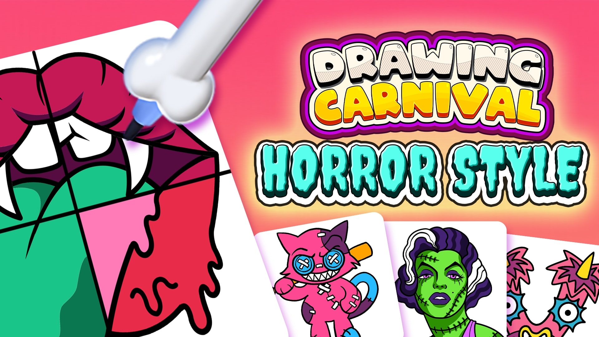 Drawing Carnival: Horror Style 1