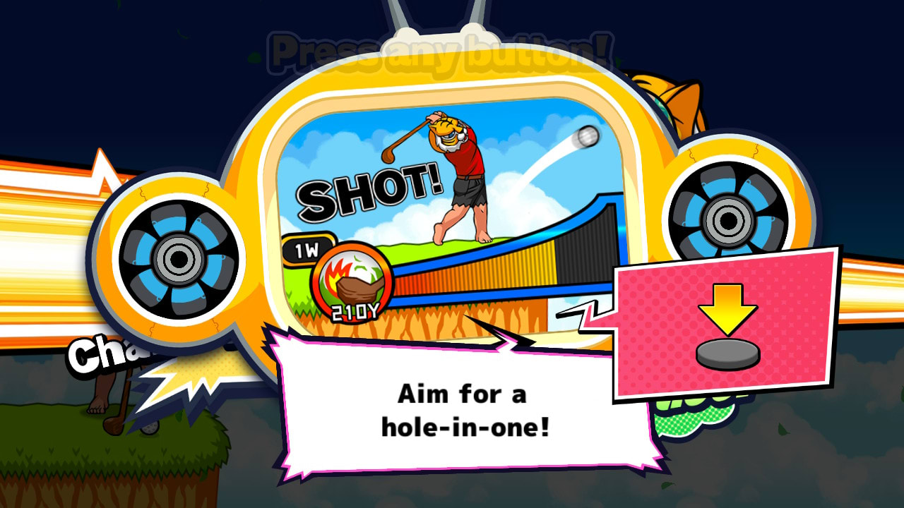 Additional mini-game "Hole-in-one" 6