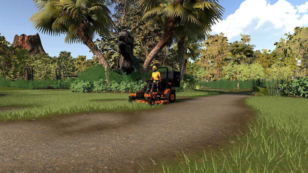 Lawn Mowing Simulator - Dino Safari DLC 3