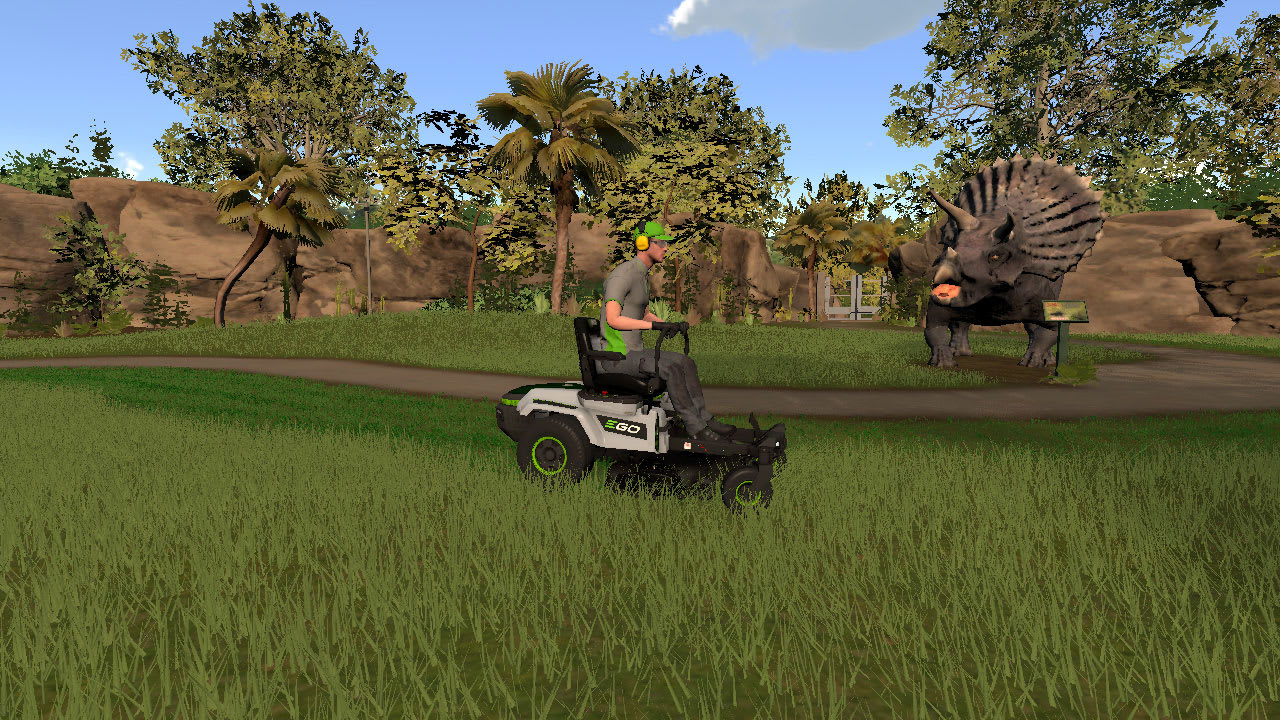 Lawn Mowing Simulator - Dino Safari DLC 6
