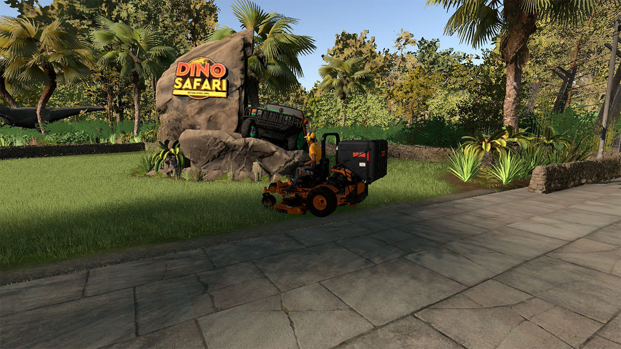 Lawn Mowing Simulator - Dino Safari DLC 2