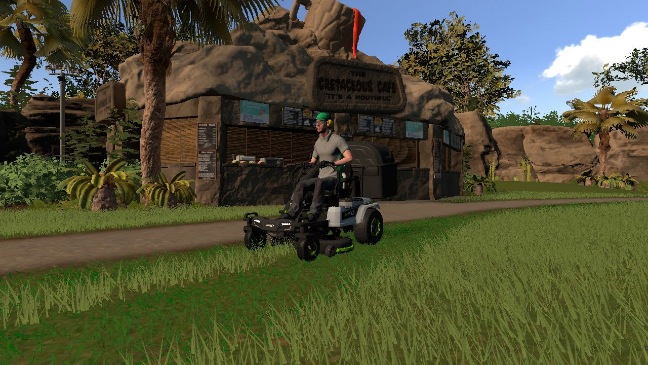 Lawn Mowing Simulator - Dino Safari DLC 7