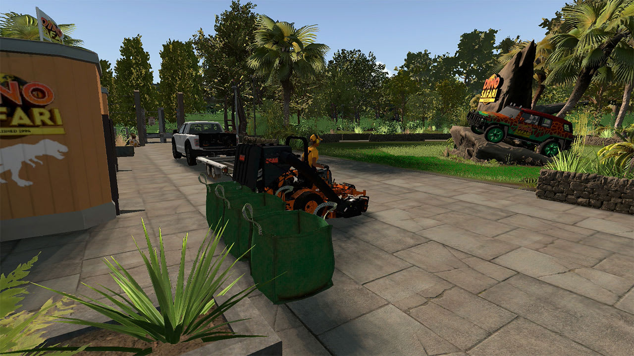 Lawn Mowing Simulator - Dino Safari DLC 4
