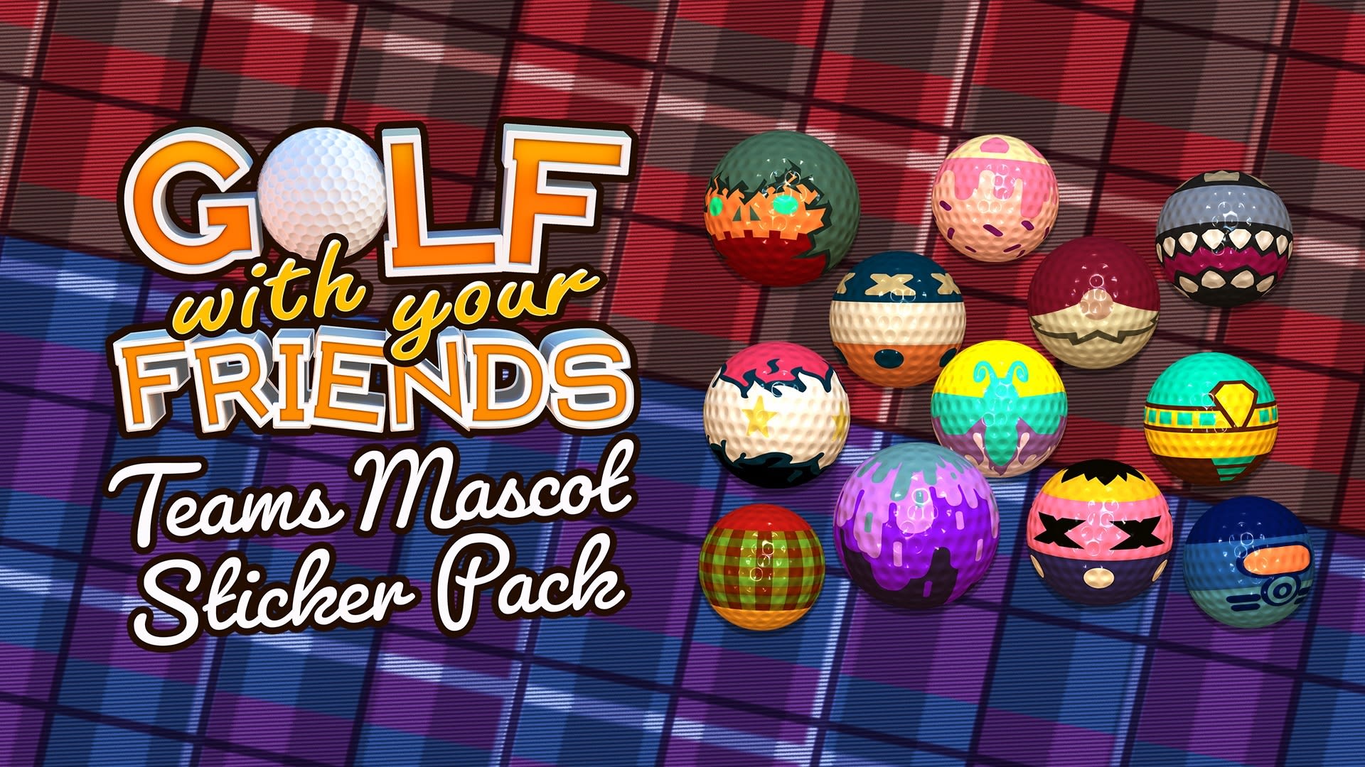Golf With Your Friends - Teams Mascot Sticker Pack 1