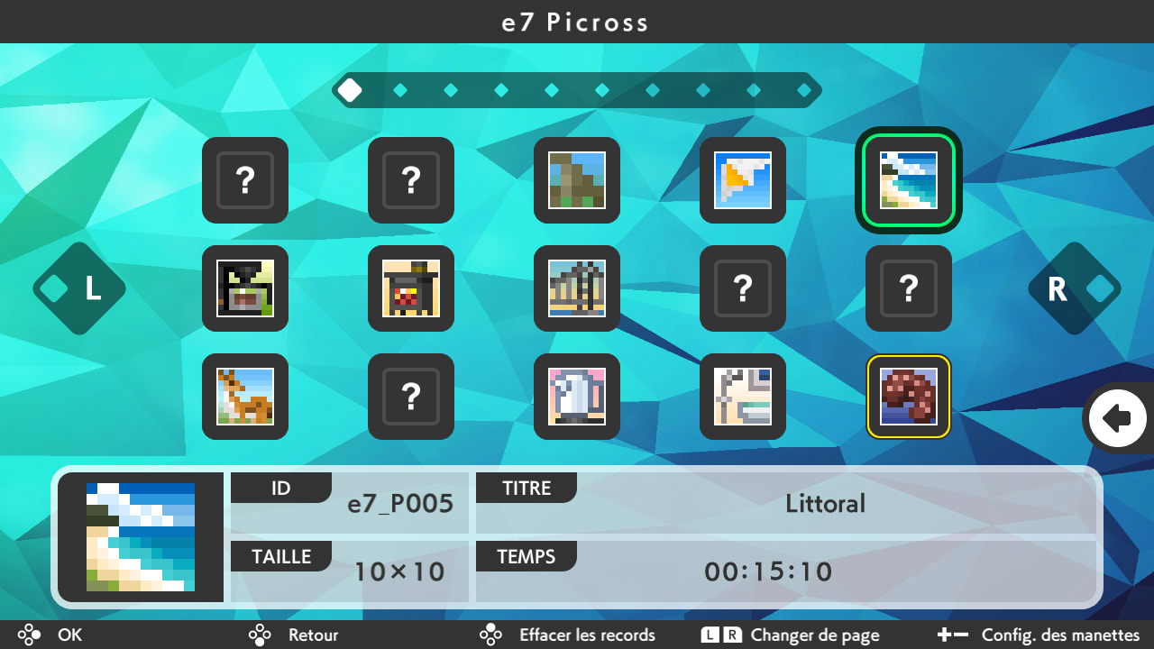 Contenu additionnel « Picross e7 » pour Nintendo Switch Site Officiel