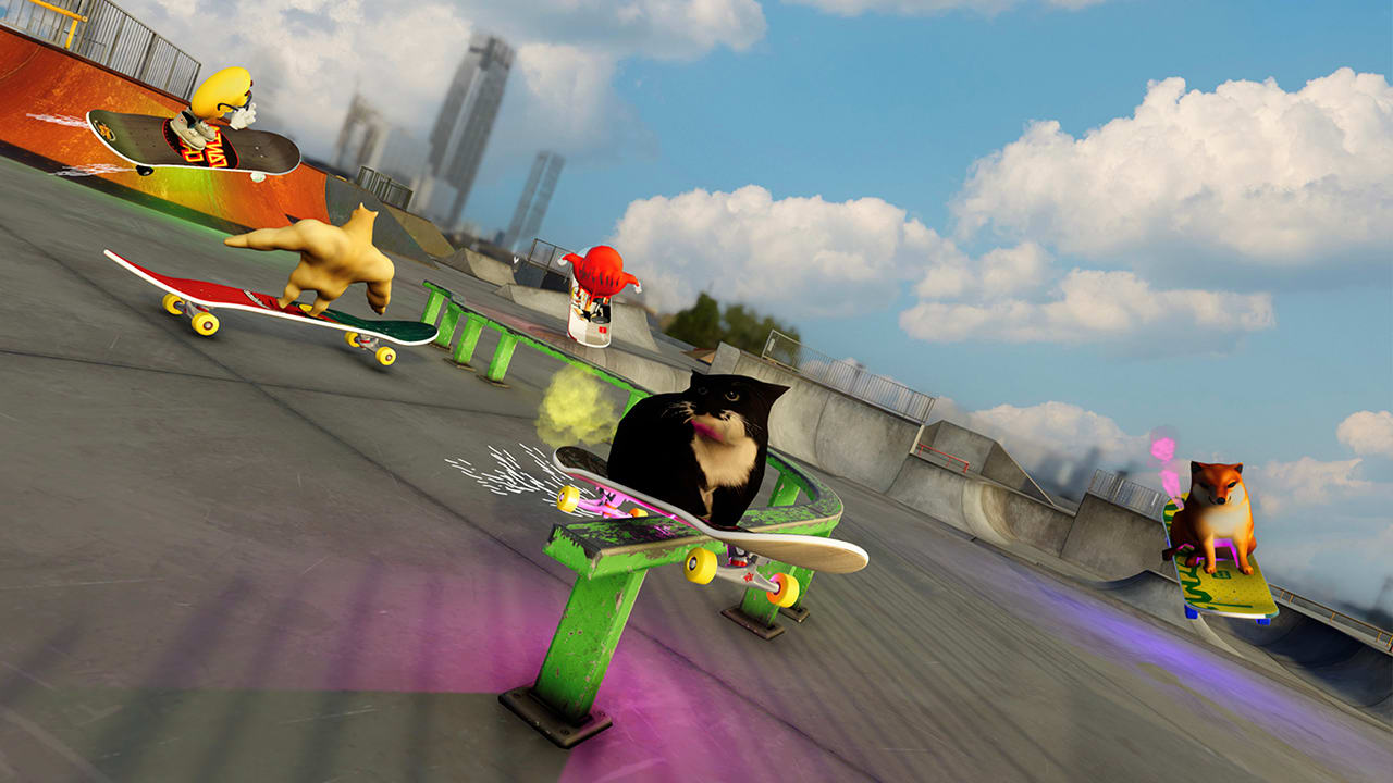 Skateboard Drifting with Maxwell Cat: New Skins Pack 7