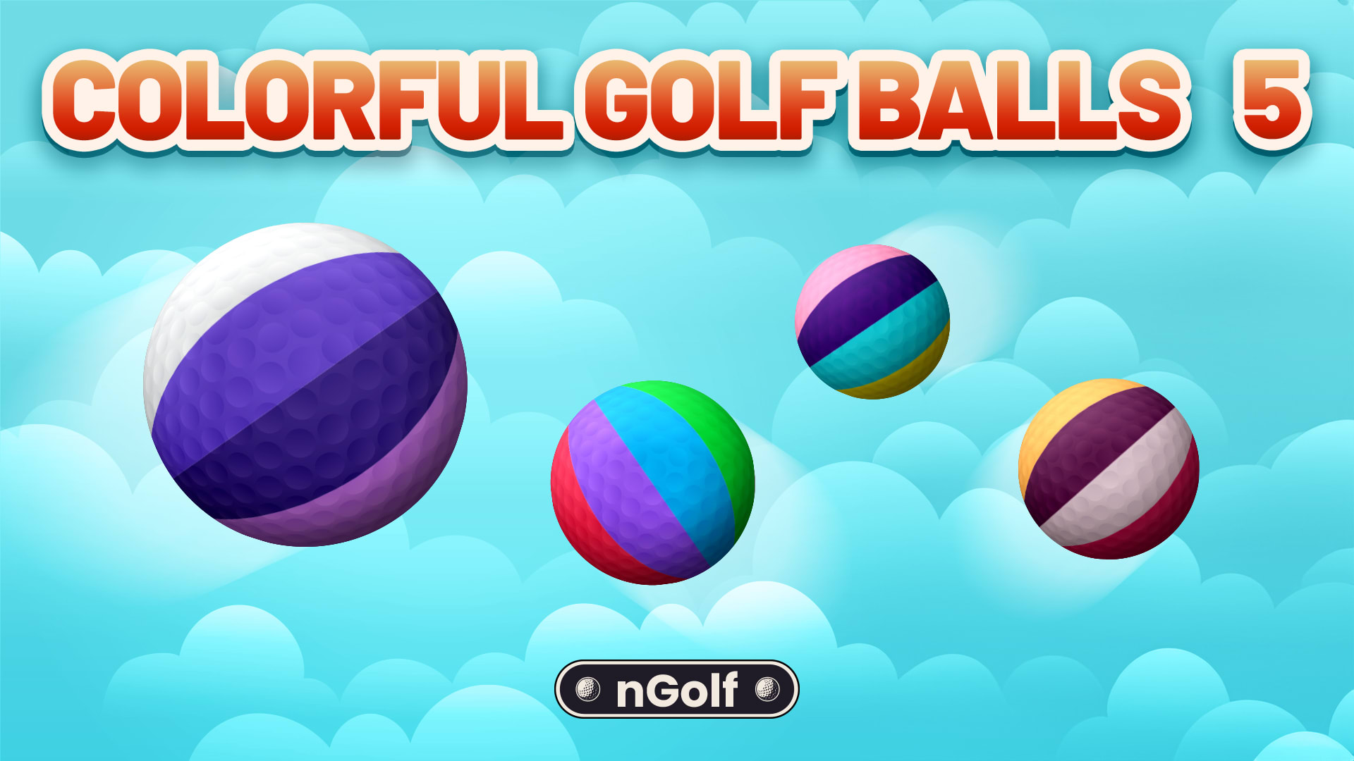 Colorful Golf Balls 5 1