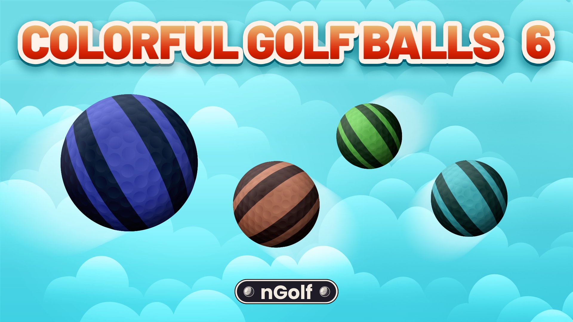 Colorful Golf Balls 6 1