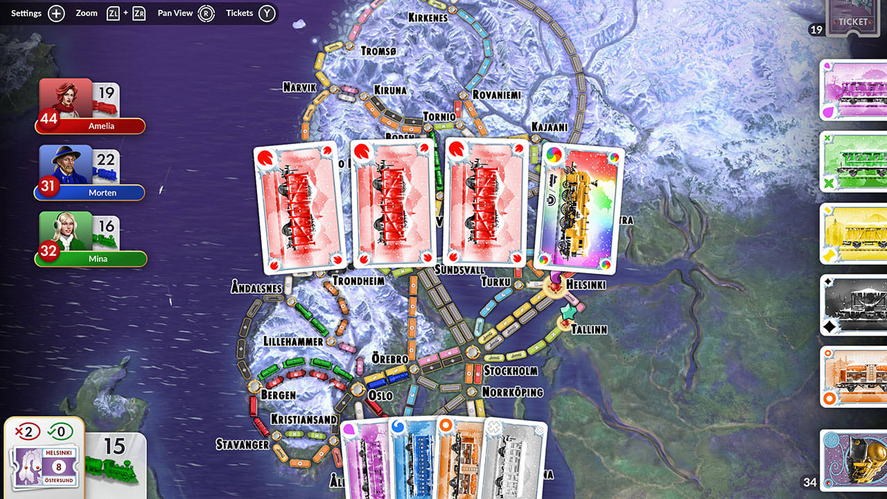 Ticket to Ride: The Nordic Expansion 5