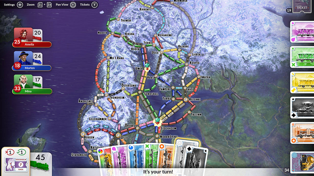 Ticket to Ride: Nordic Expansion 4