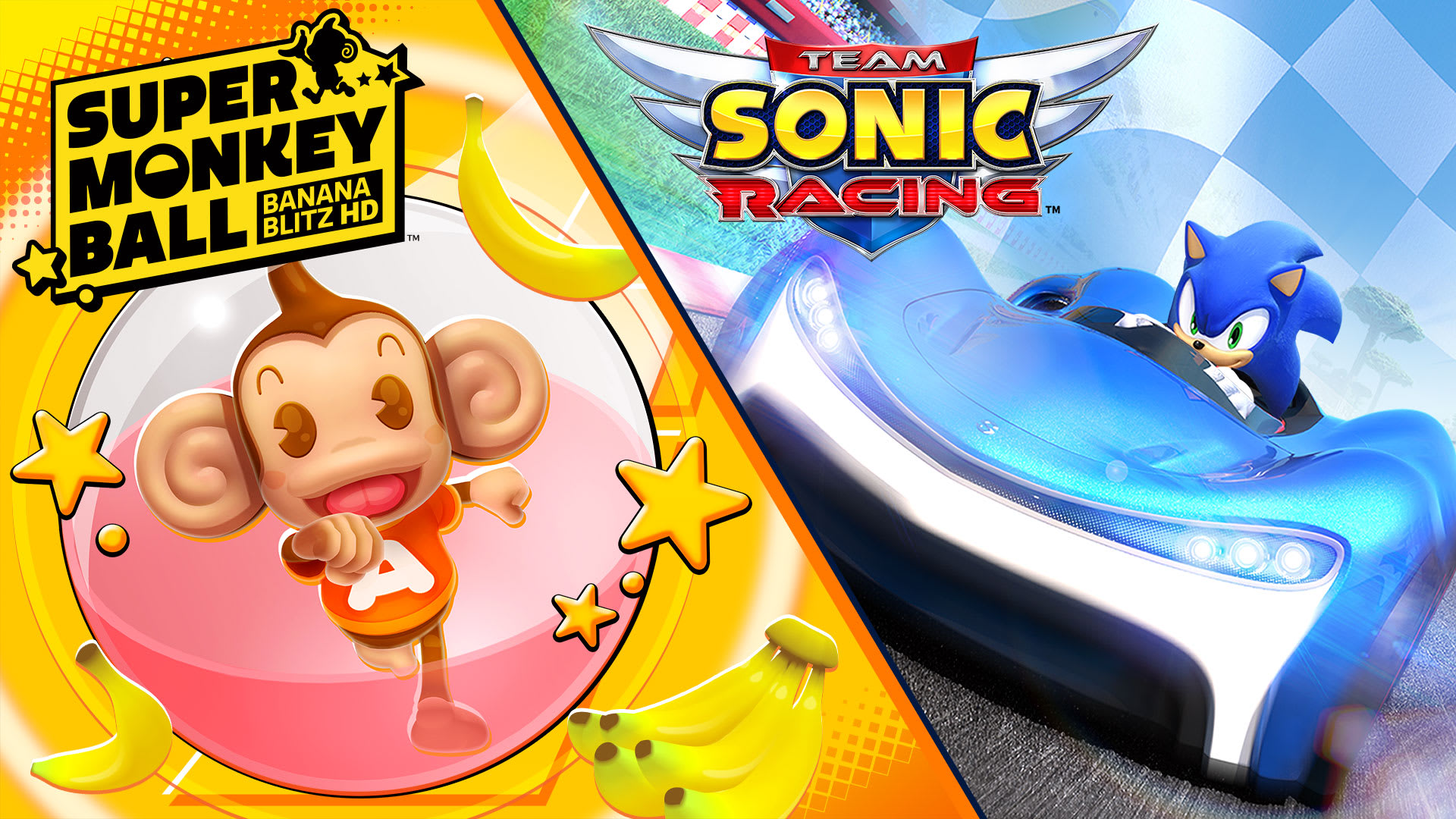 Team Sonic Racing + Super Monkey Ball: Banana Blitz HD Bundle 1