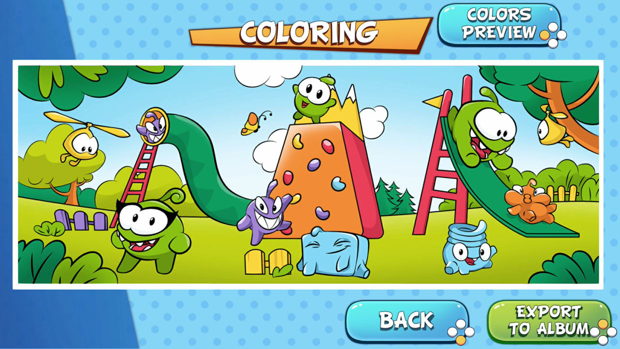 Om Nom: Coloring, Toons & Puzzle - Complete Pack 6
