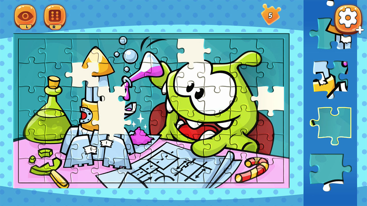 Om Nom: Coloring, Toons & Puzzle - Complete Pack 8