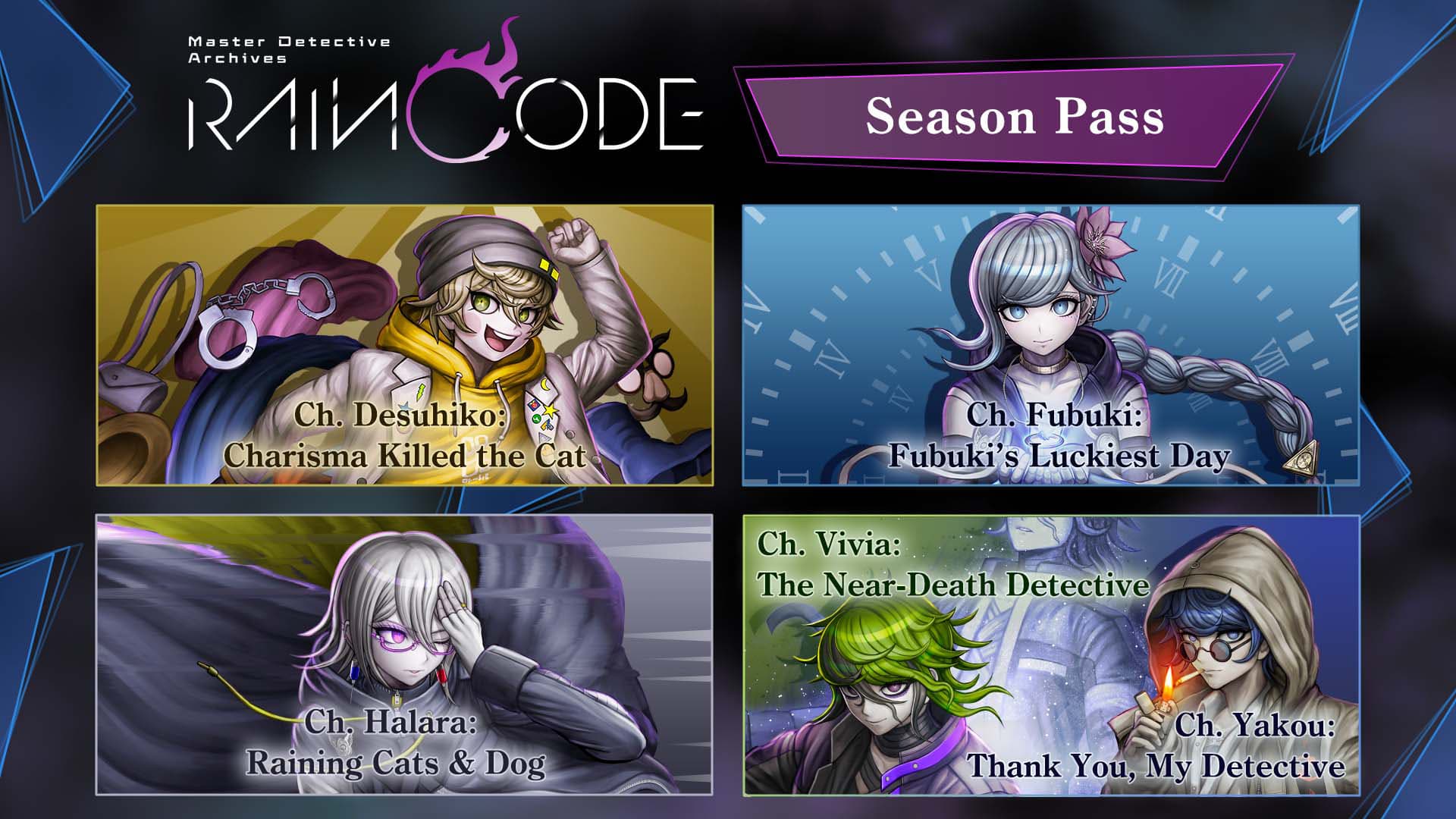 Master Detective Archives: RAIN CODE - Season Pass 1