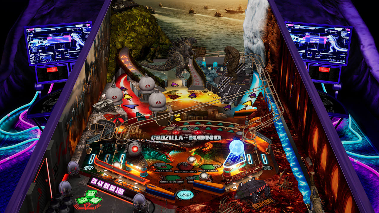 Pinball FX + Godzilla vs Kong Pinball Pack Bundle for Nintendo Switch