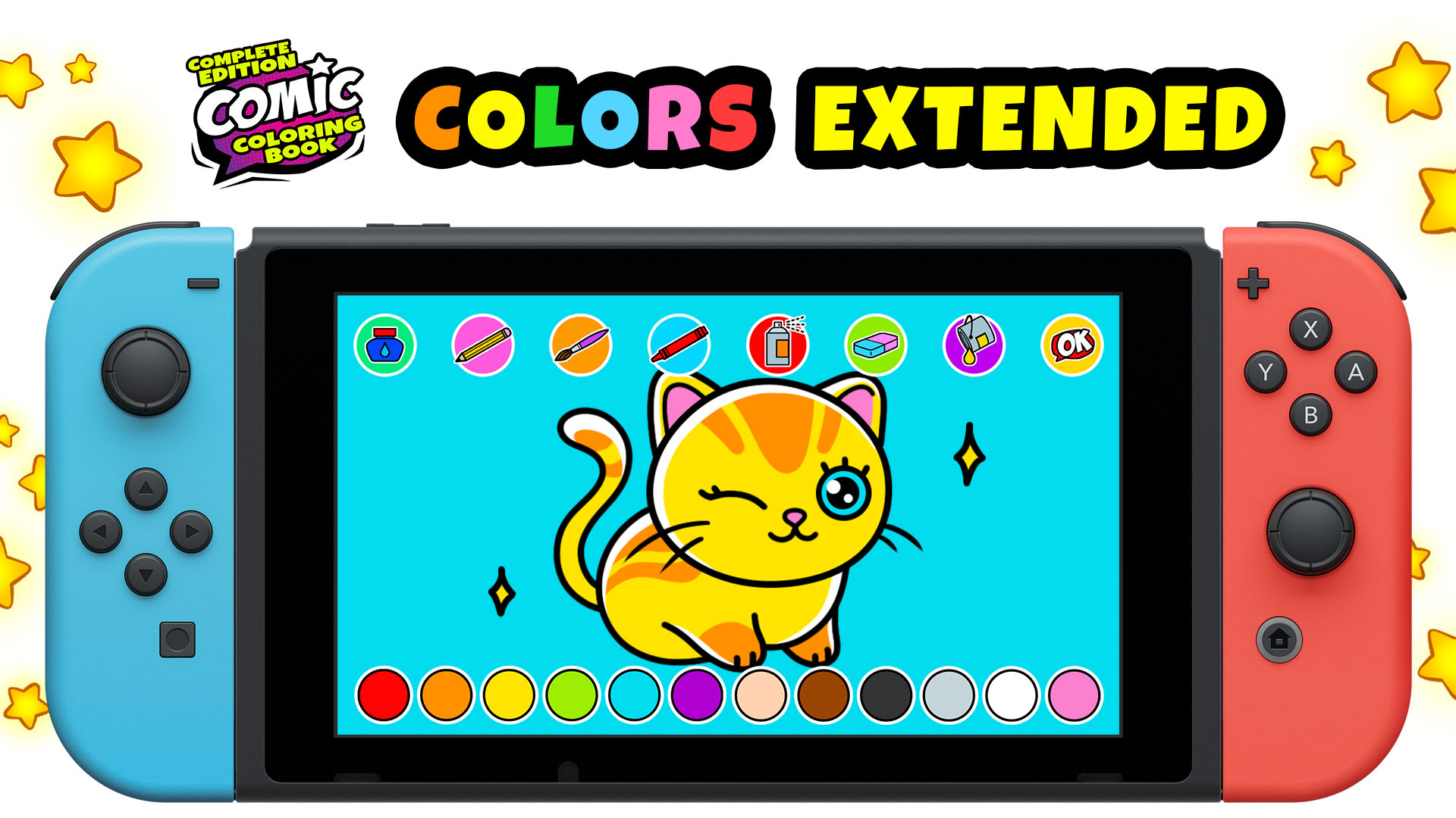 Comic Coloring Book Complete Edition: COLORS Extended 1