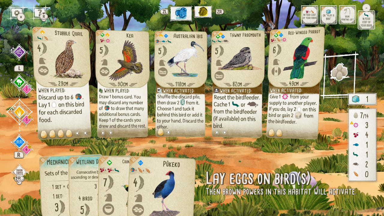 Wingspan + European Expansion + Oceania Expansion + Seasonal Decorative Pack 7