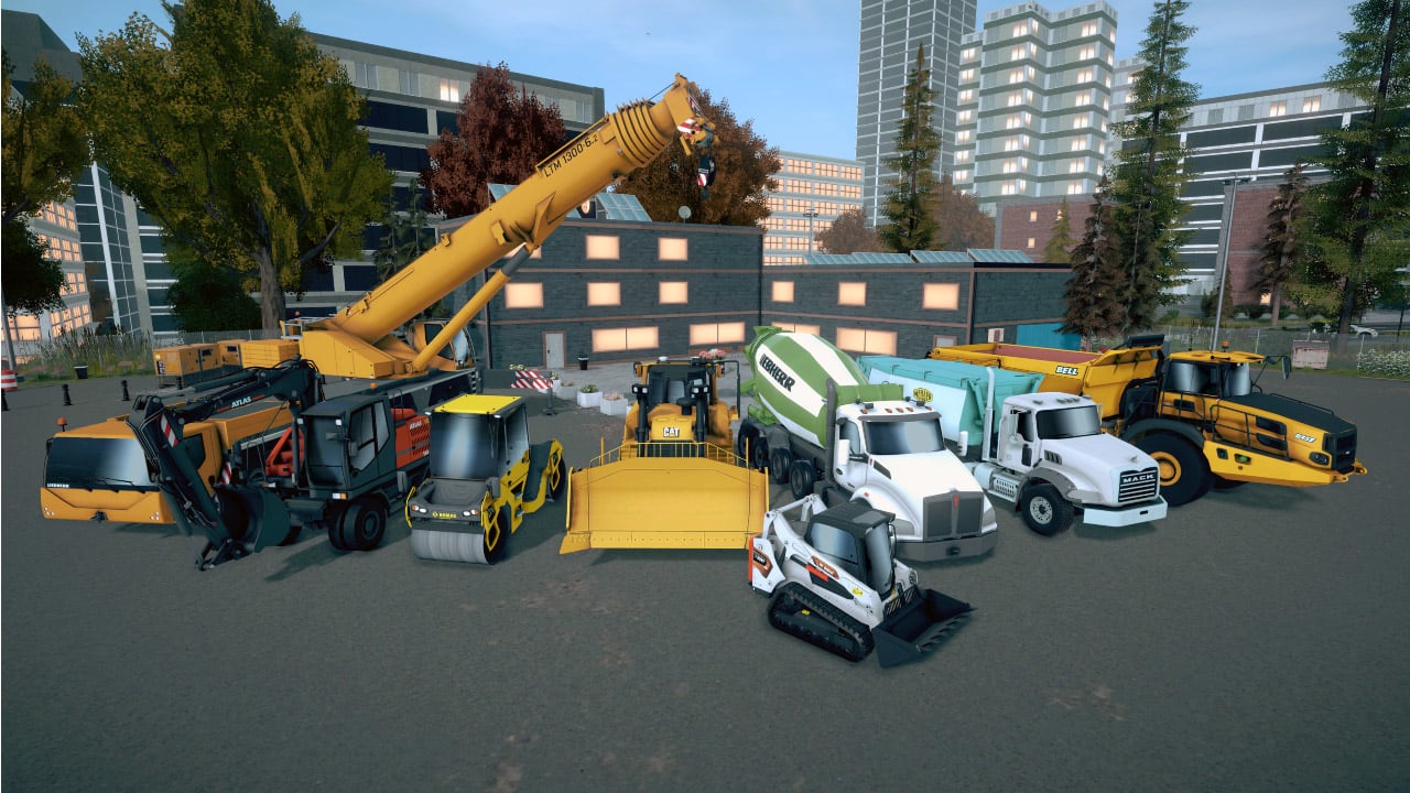 Simulation Platinum Bundle: Bus Construction 
Firefighting Lawn Mowing 2
