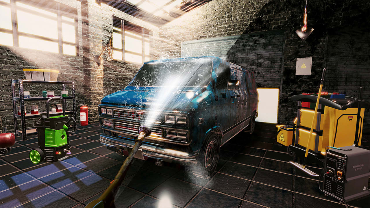 Wash Simulator - Clean Garage, House, Cars Business Tycoons - Extended Edition 2