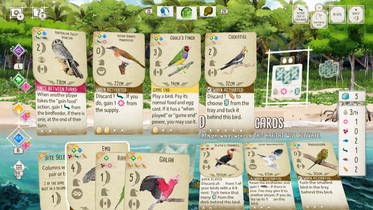 Wingspan Oceania Deluxe Upgrade Pack 3