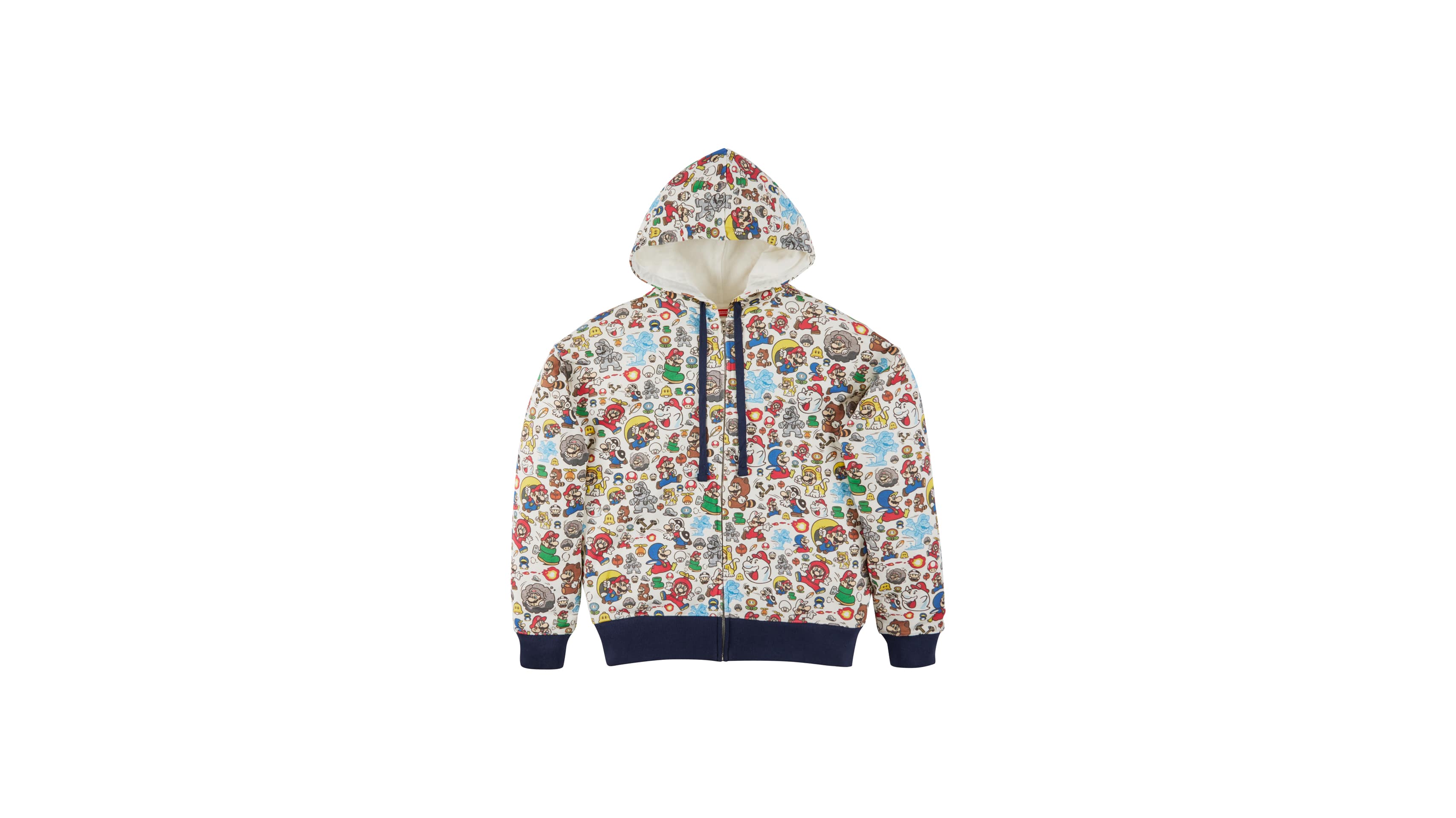 Super Mario™ Graphic All Over Print Full Zip Hoodie - S - Nintendo ...