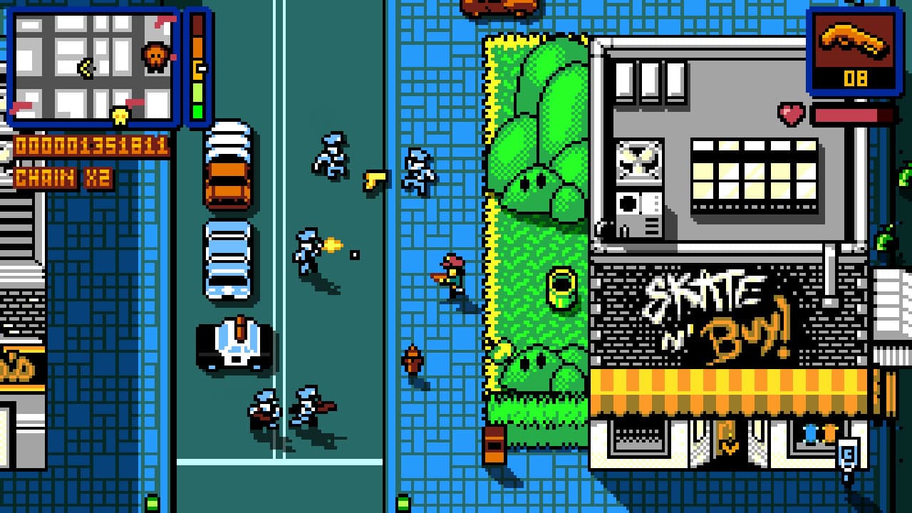 RETRO CITY RAMPAGE DX レトロシティランペイジ Retro City Rampage DX for Nintendo Switch - Nintendo