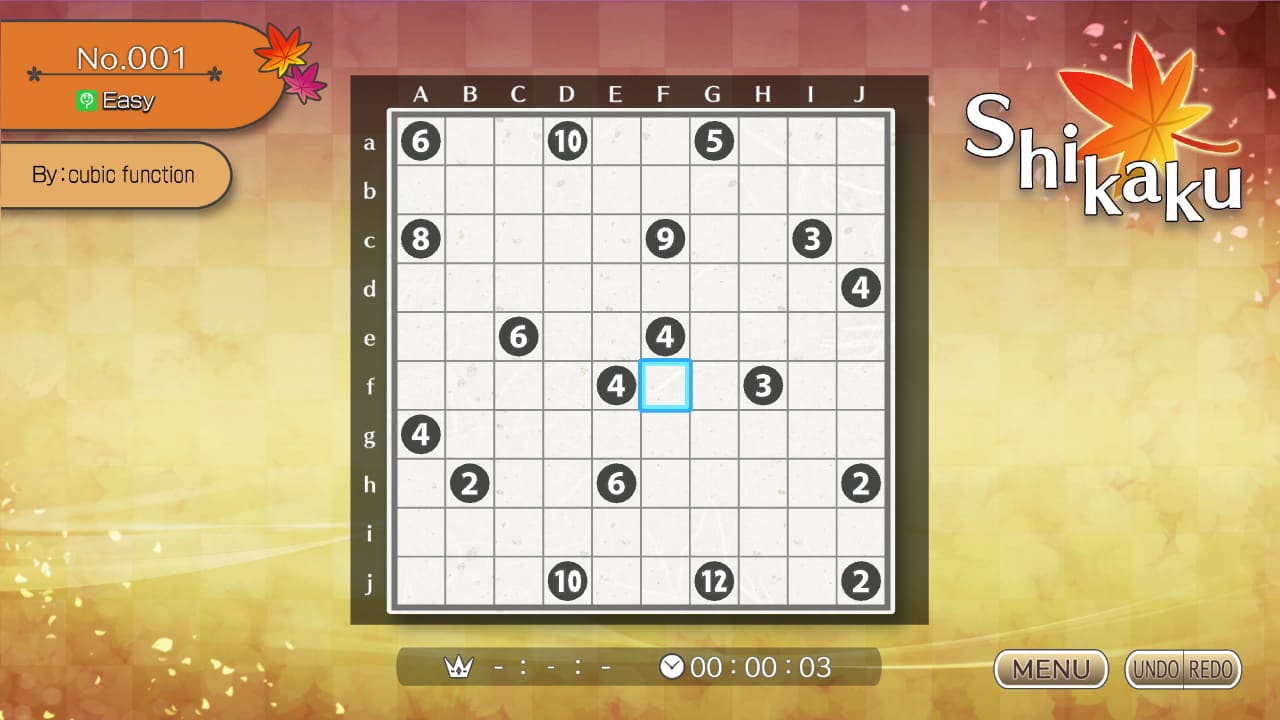 Puzzle by Nikoli S Shikaku — скриншот 1
